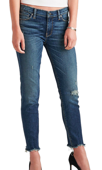Tally Mid-Rise Skinny Crop Jeans