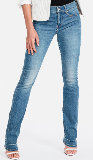 Mid Rise Stretch Barely Boot Jeans