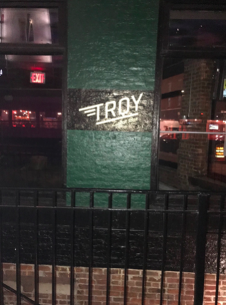 Troy Liquor Bar sign, NYC