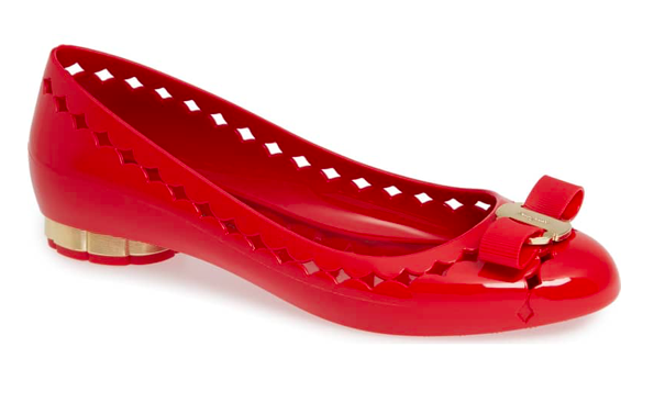 Salvatore Ferragamo Jelly Ballerina Flat