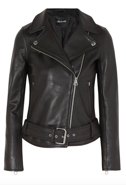 MADEWELL Ultimate textured-leather biker jacket