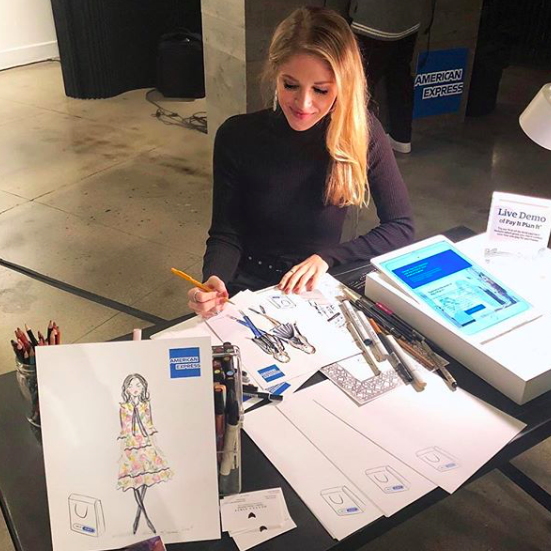 Deanna at American Express event “Pay It, Plan It”. Via @deanna_first