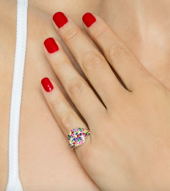 Rainbow Signet Ring
