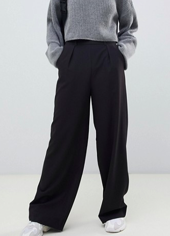 wide leg pants with pleat detail ($40)