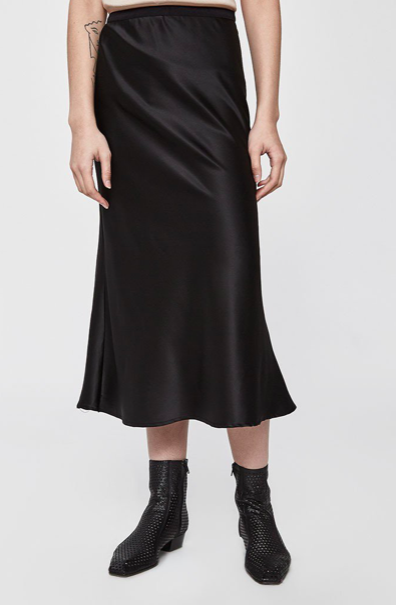 Madina Slip Skirt in Black $78