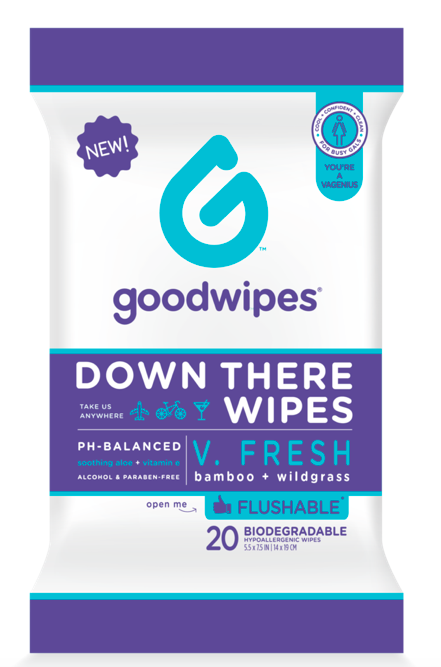 Goodwipes Down There Wipes for Gals $3.99 (Down There Wipes for Gals V.FRESH is available NOW at your local CVS !)