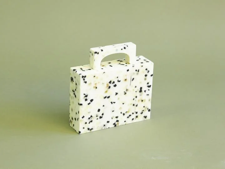 Alexa Bag in White Dalmation, $279