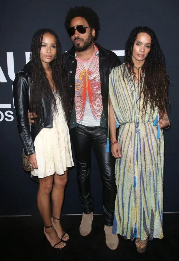 Actress and model Zoe Kravitz is the daughter of Lisa Bonet and Lenny Kravitz via The Sun
