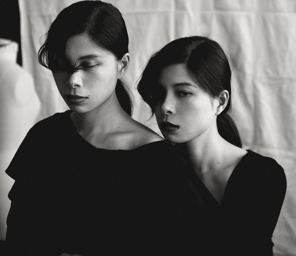 Founders of Xunruo, twins Chen Dan and Chen Ying via Global Fashion Collective