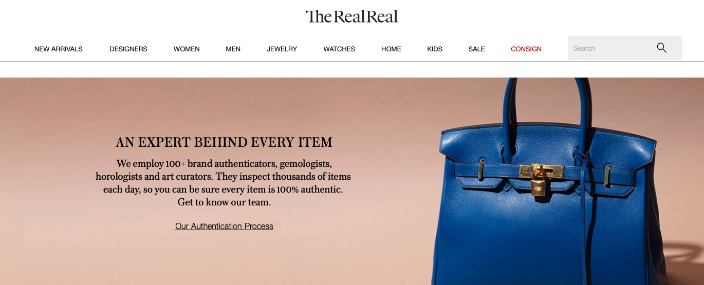 Their promise via The RealReal