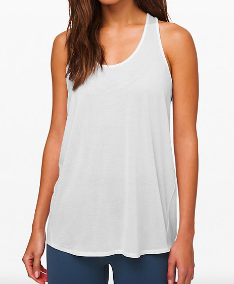 Essential Tank Pleated  Jersey, $58