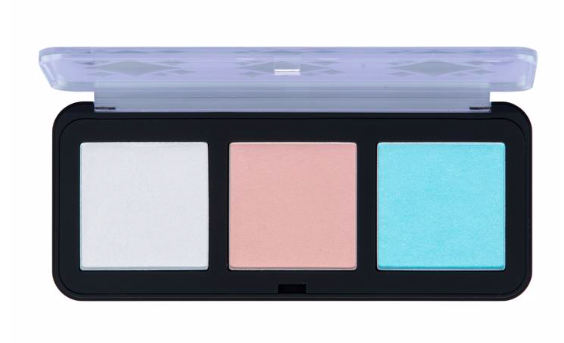 The Crème Shop - "Halo, Lovely" Powder Highlighter Trio Palette in Omega, $18