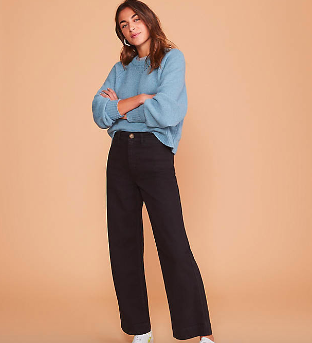 High Rise Wide Leg Pants, $54