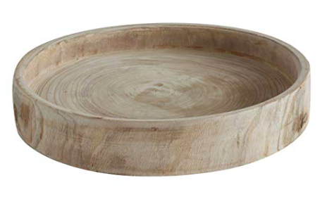 Wood Hand Carved Tray, $45