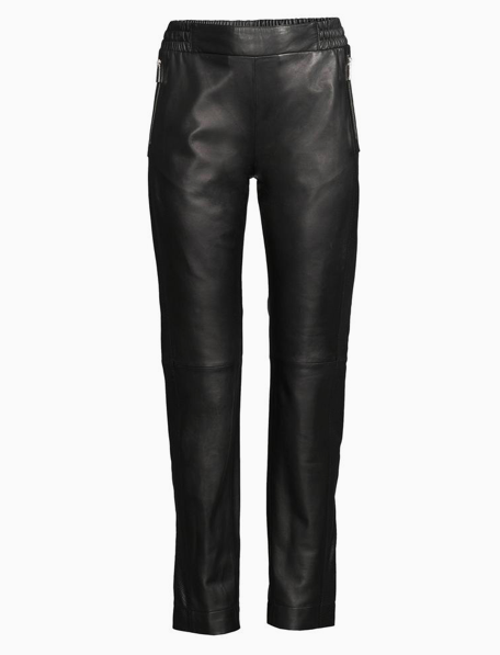 Perforated Leather Track Pant, $925