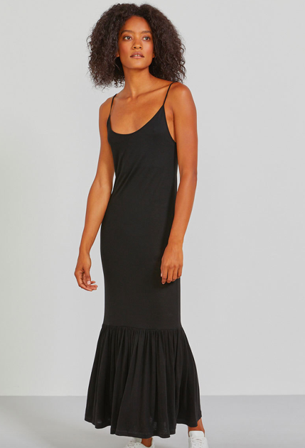  Jersey Gathered Hem Cami Dress