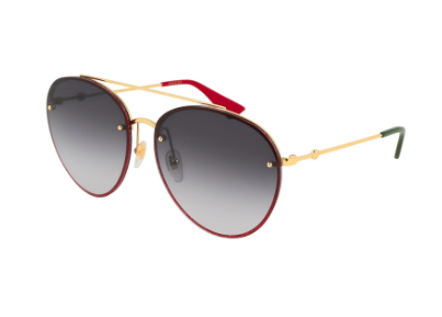 Gucci 62mm Gradient Oversize Aviator Sunglasses, $309