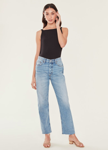 Tommy High Rise Straight Jeans, $118