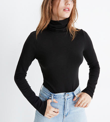 Turtleneck Bodysuit, $49