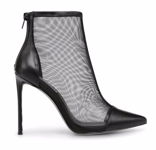 Mesh Black Booties, $139