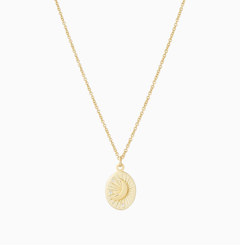 Tarot Moon Necklace, $85