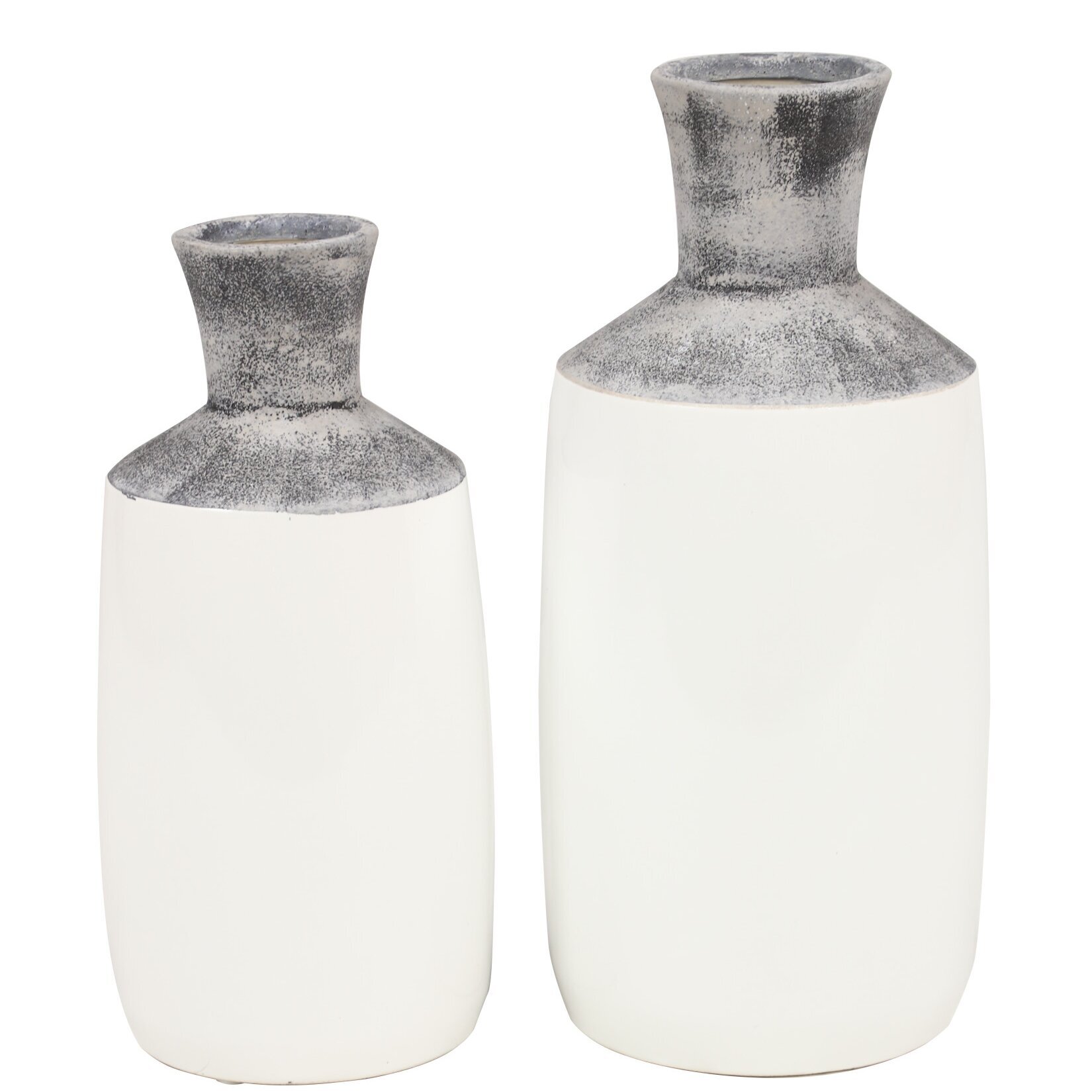 Fairman Textured Matte Ceramic 2 Piece Table Vase Set, $81 