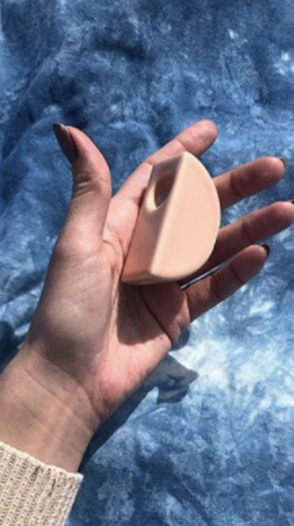 Blush Half Circle, $68