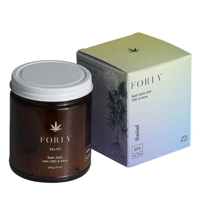 Relief Bath Salts with CBD &amp; Kava