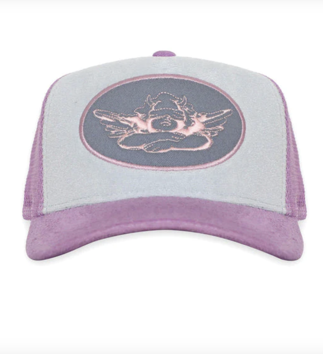 LILAC TERRY TRUCKER HAT