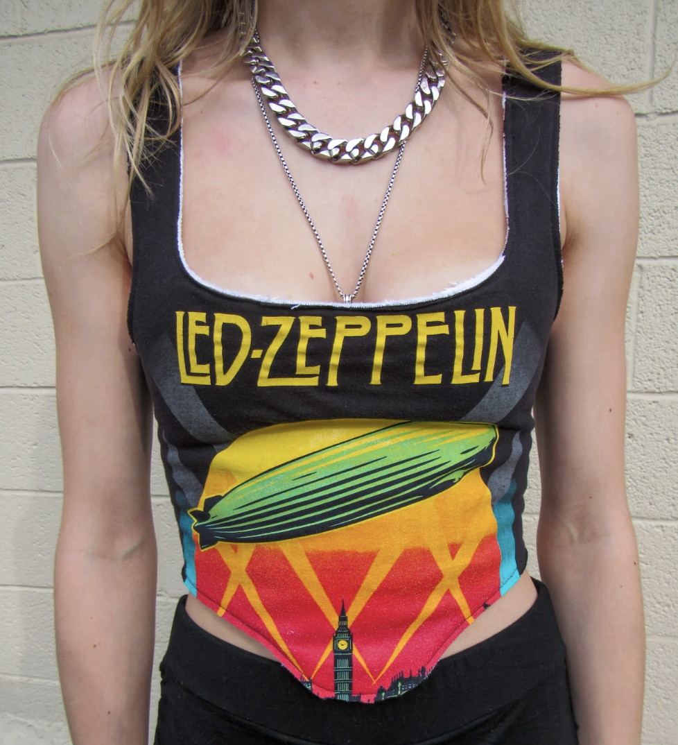 Led Zeppelin Reworked Corset