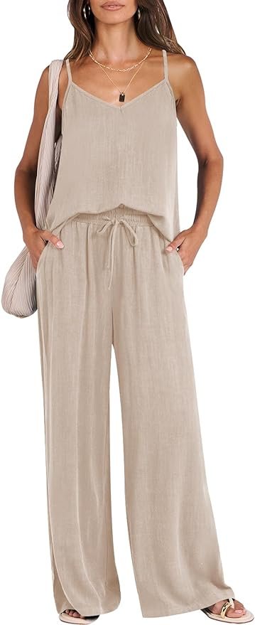 2-Piece Linen Tank and Pants, $33