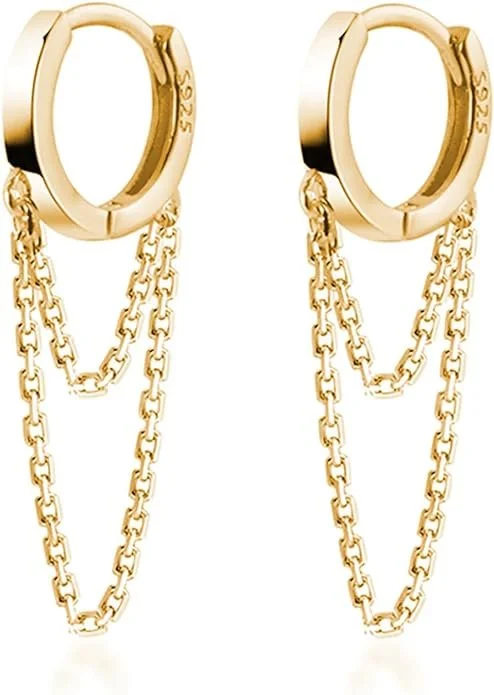 Tassel Chain Drop Earrings, $13