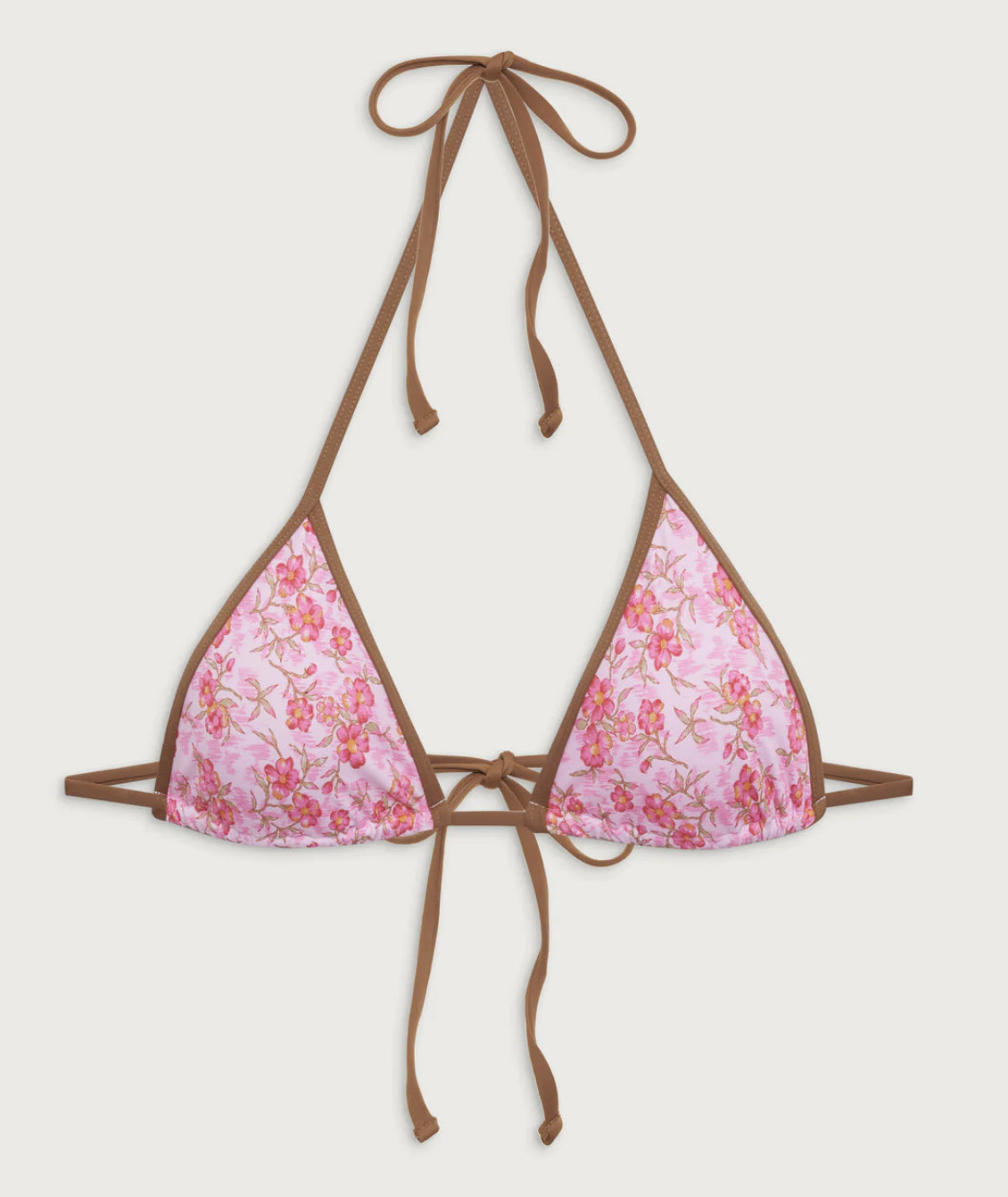 Nick Floral Triangle Bikini Top