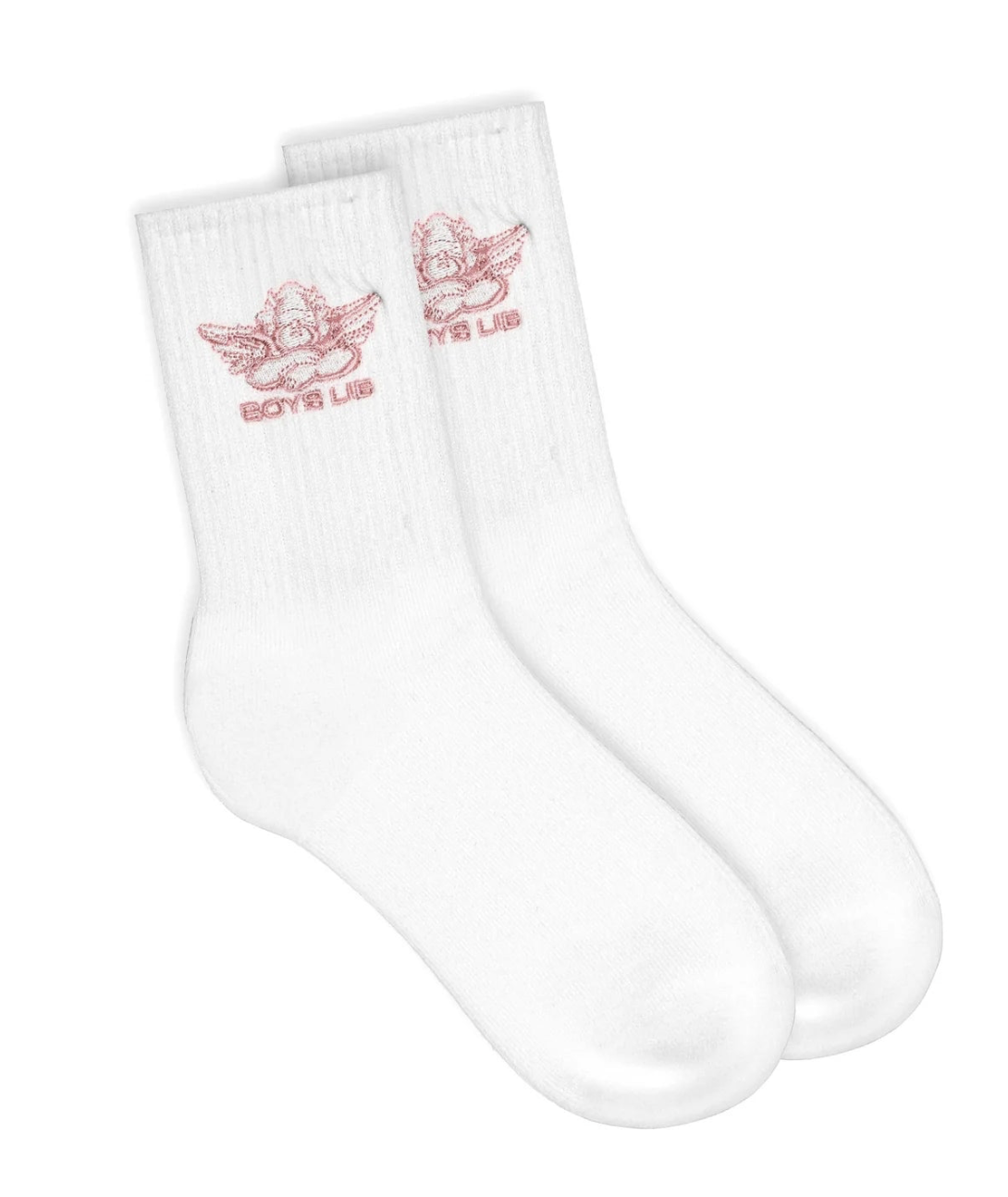 Boys Lie Pink Logo Sock