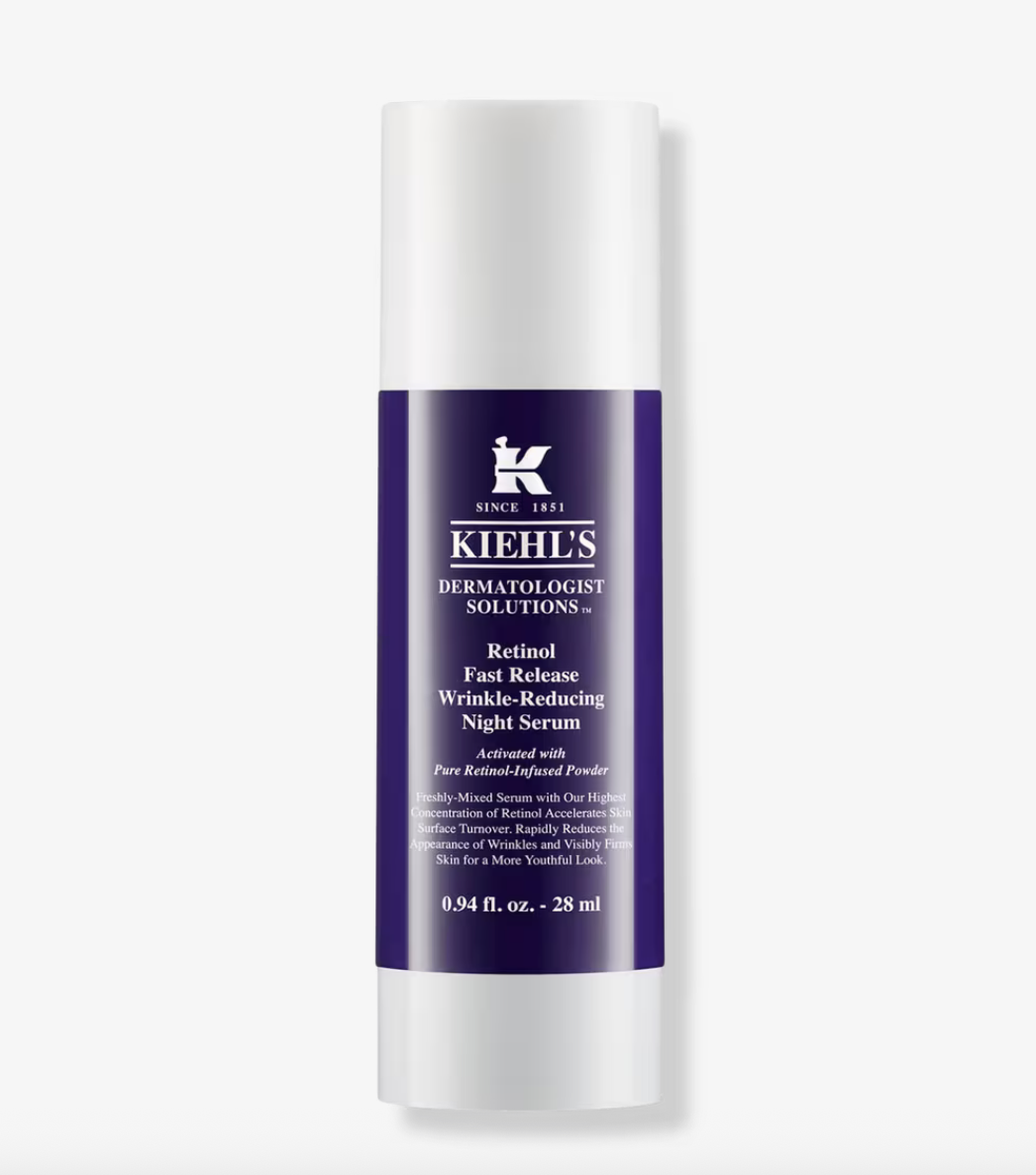 Retinoid: Kiehl’s Retinol Fast Release Wrinkle-Reducing Night Serum