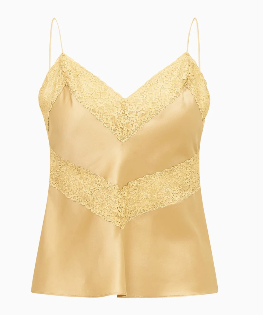 Brimsley Silk Lace Cami Top, $355