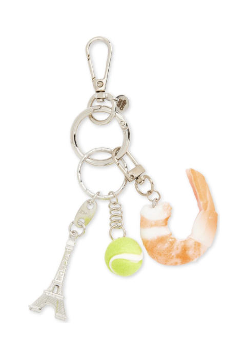 Sporty Shrimp Bag Charm, $35