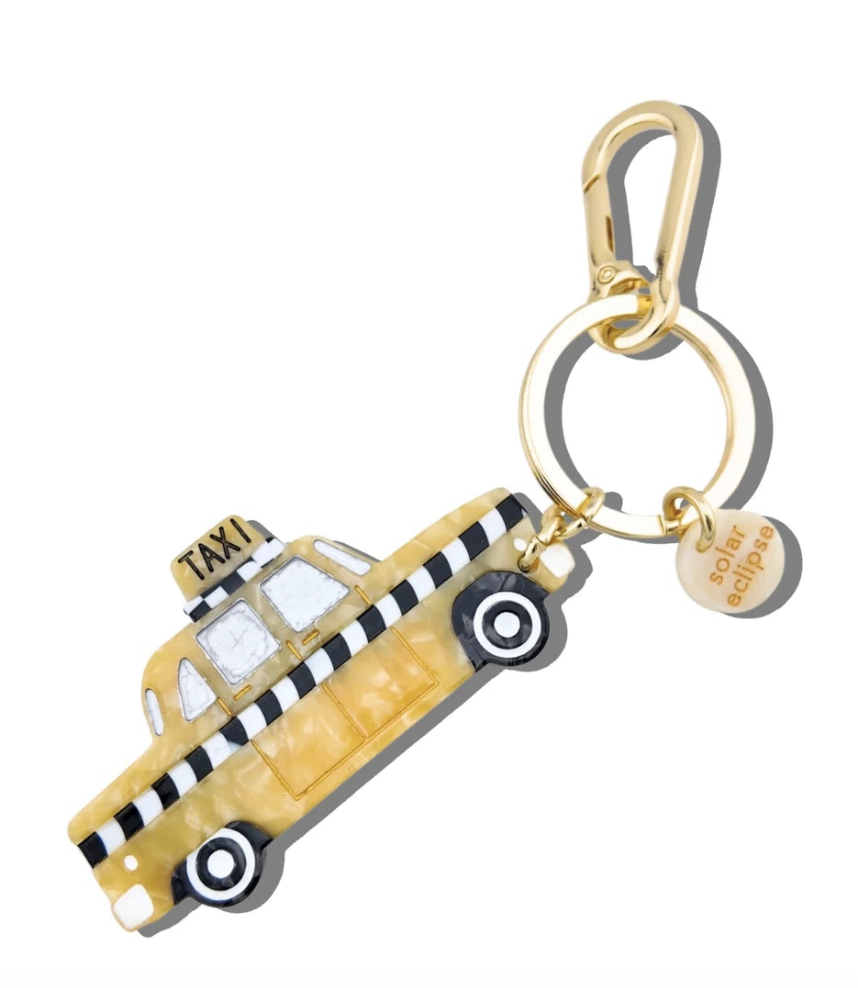 Taxicab Bag Charm, $28