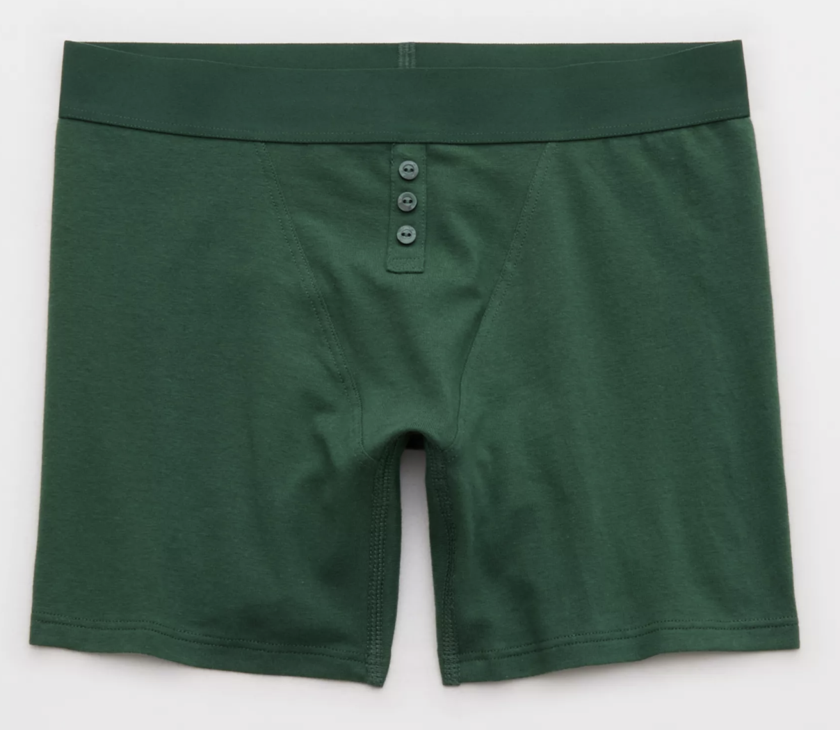Green High Waisted Boxer Underwear