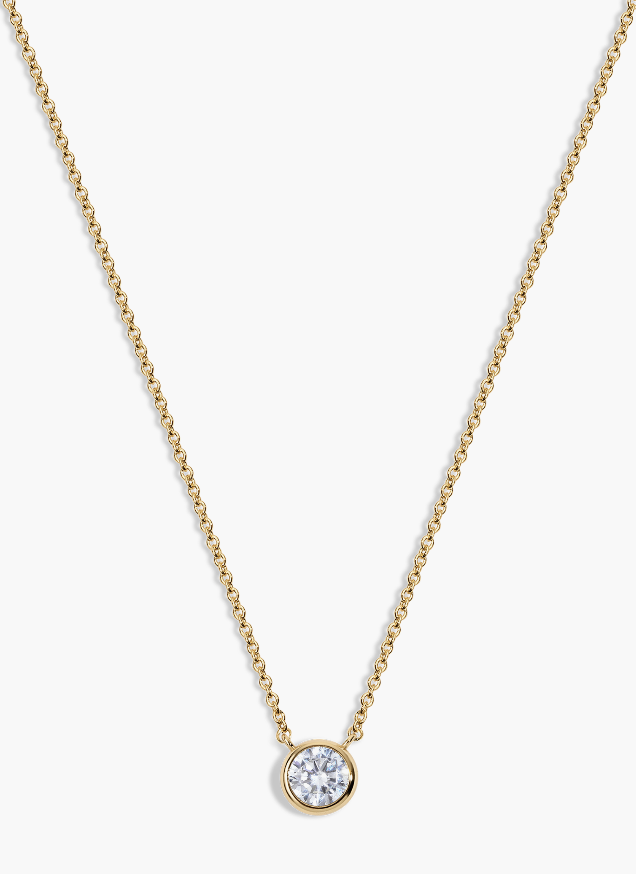 Coco Round Cubic Zirconia Pendant Necklace, $46
