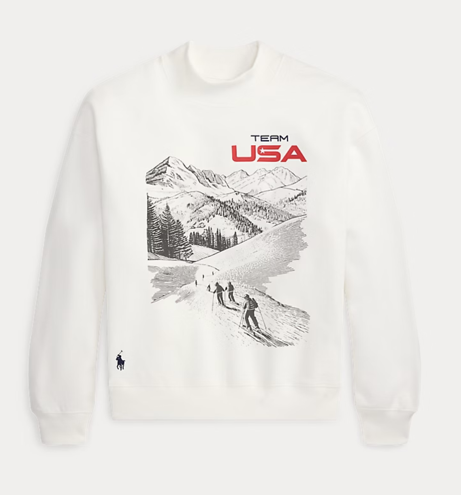 Team USA Graphic Fleece Mockneck