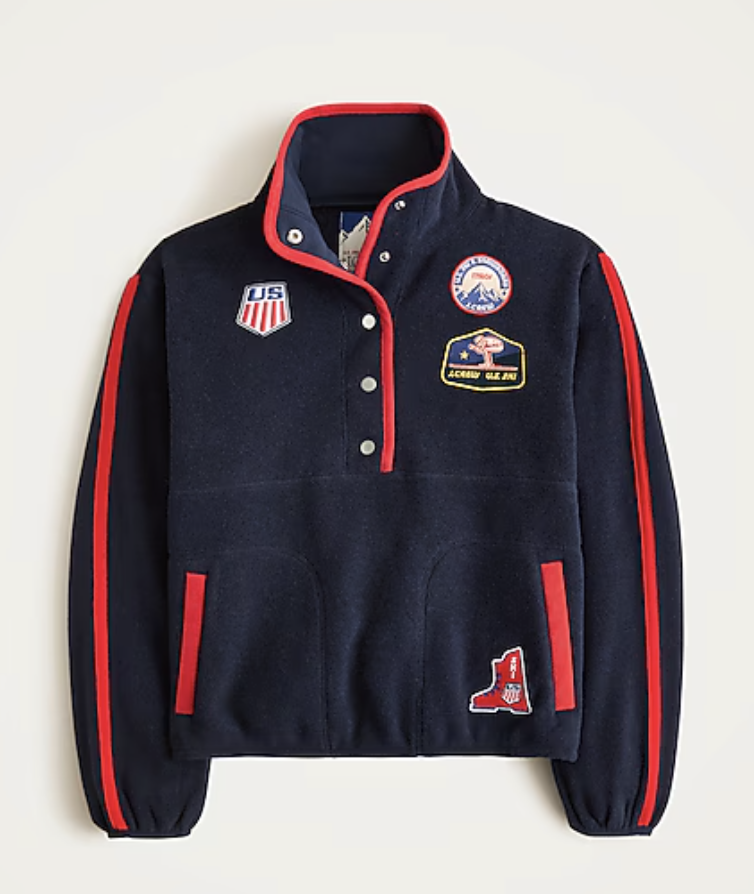 warm-up fleece pullover