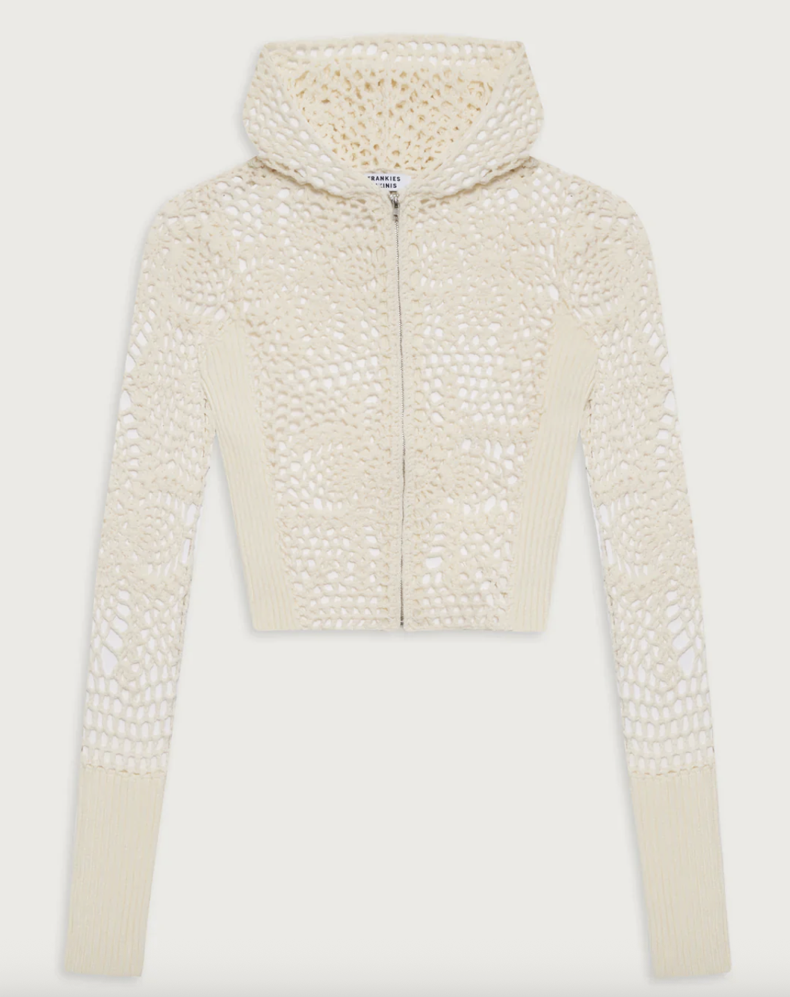 Lyla Crochet Zip Up Hoodie