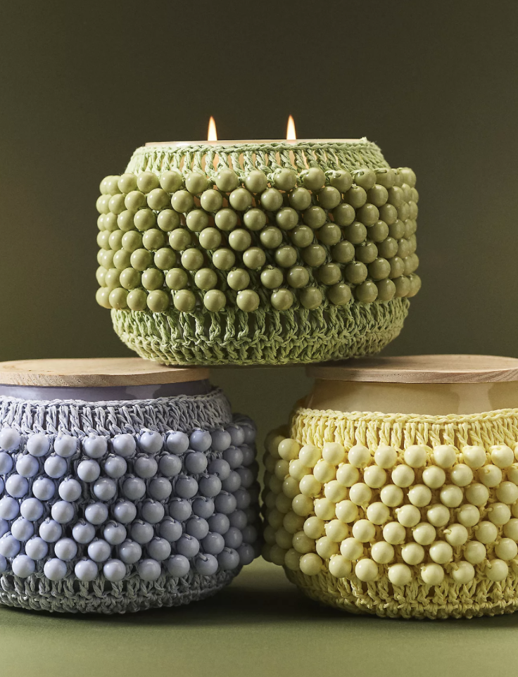 Beaded Gather Candle