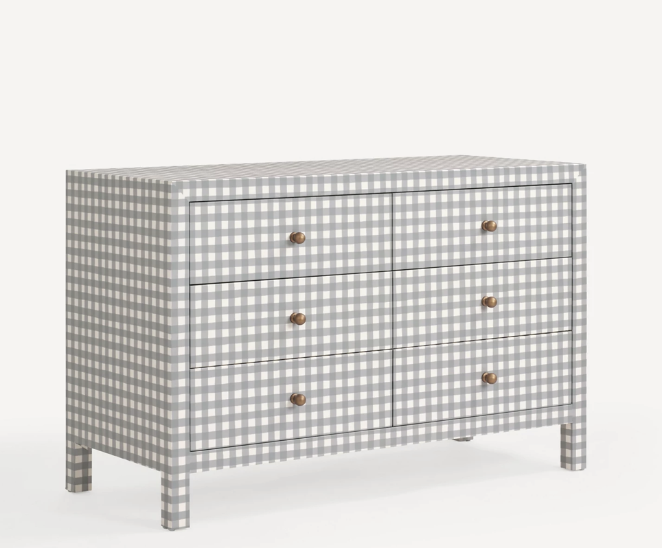 Hale Canvas Six-Drawer Dresser