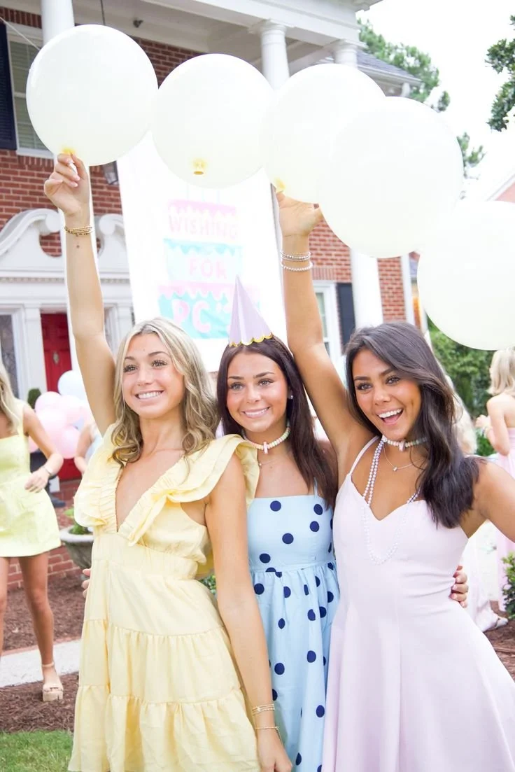 Dresses and Balloons