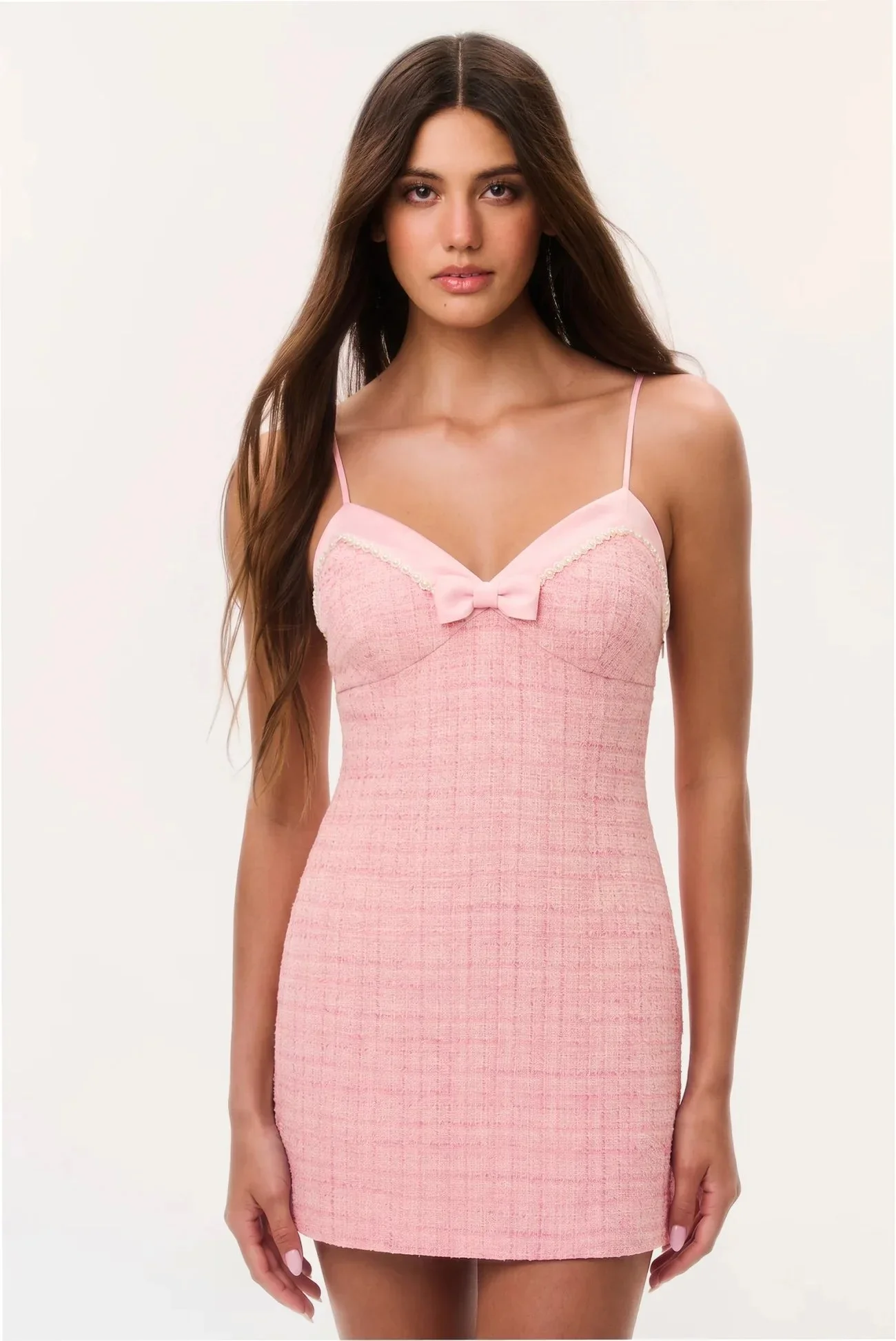 Florencio Tweed Mini Dress