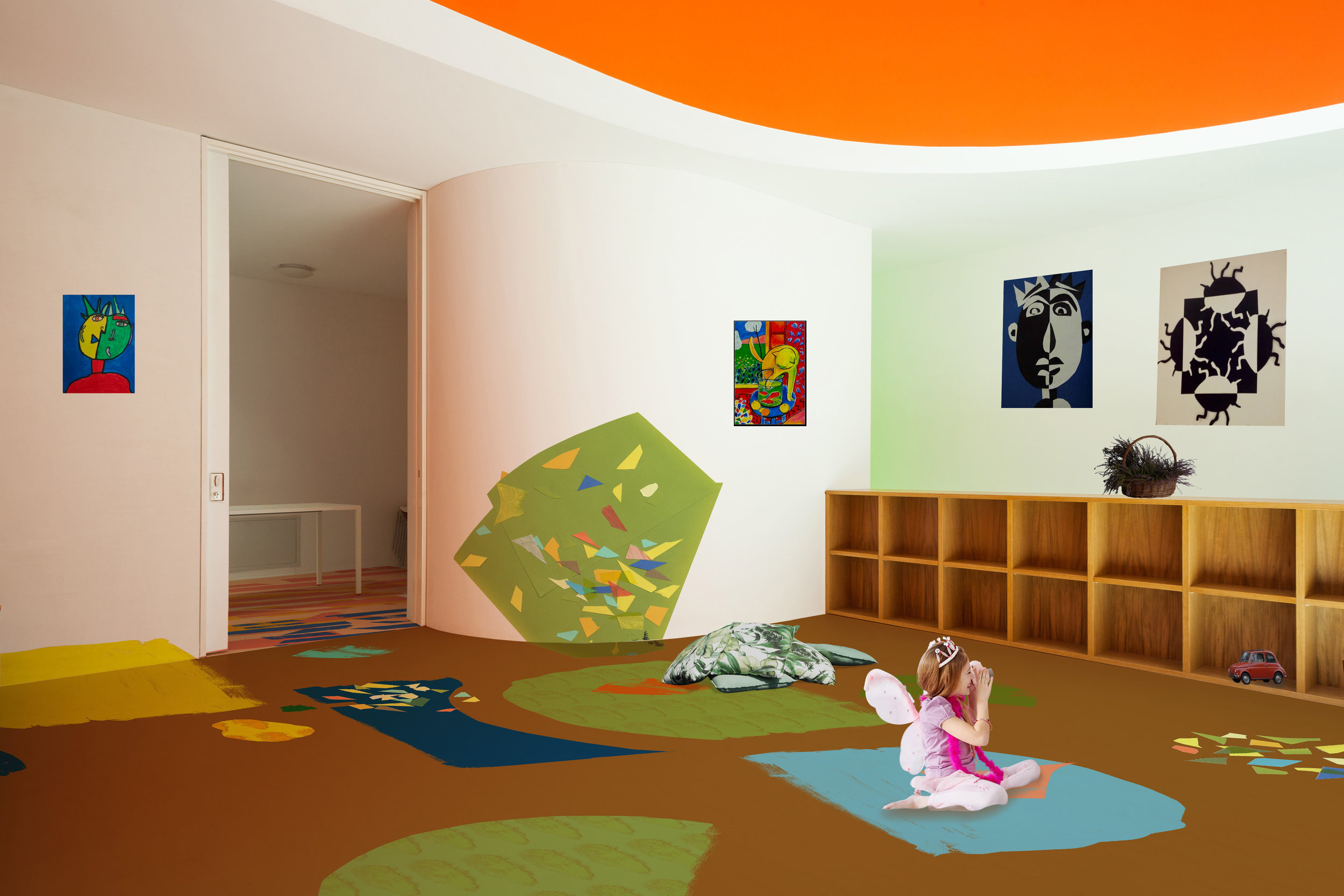 Large abstract shapes