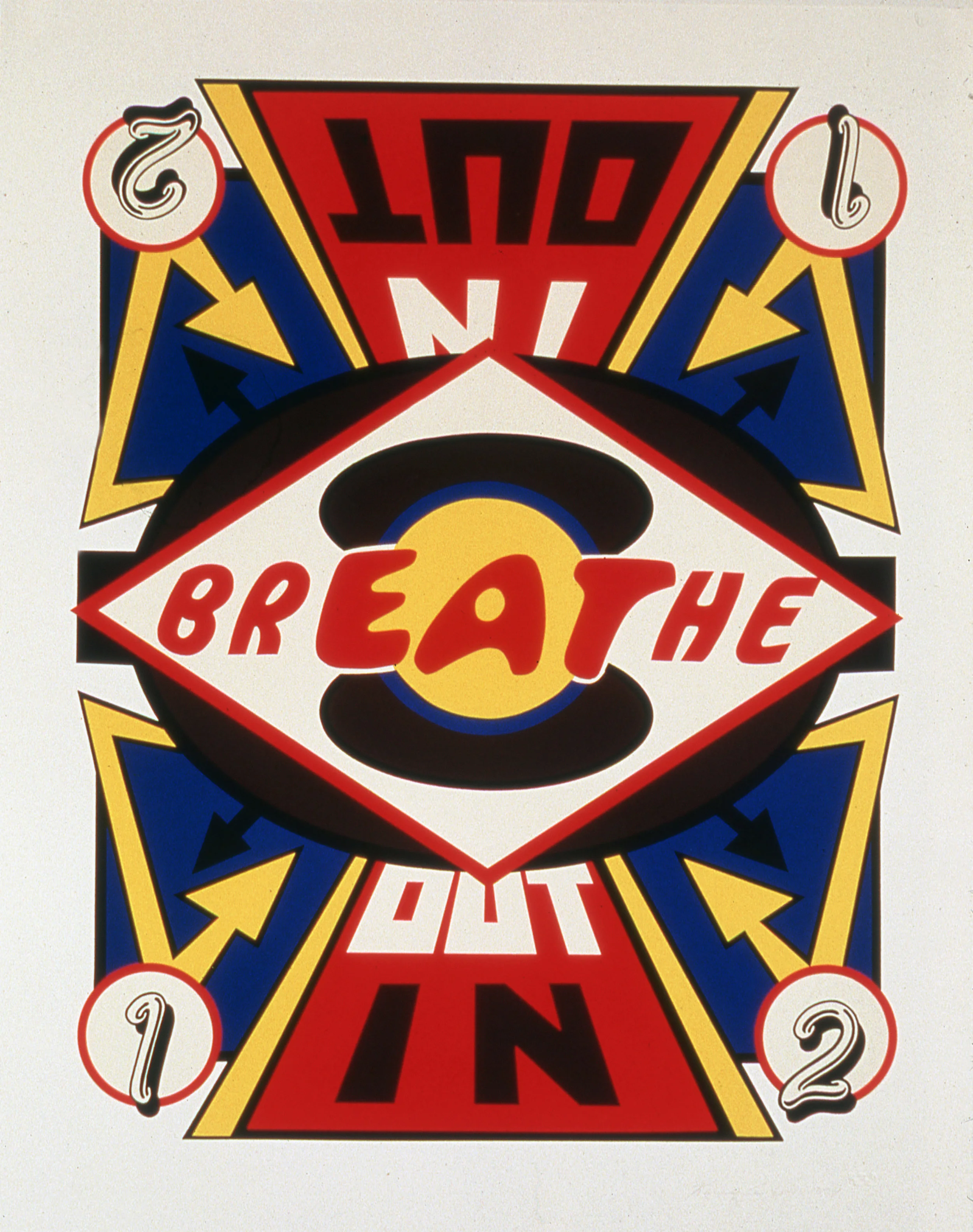 Breathe, 1994 Silkscreen on paper, edition of 15 33" x 26"