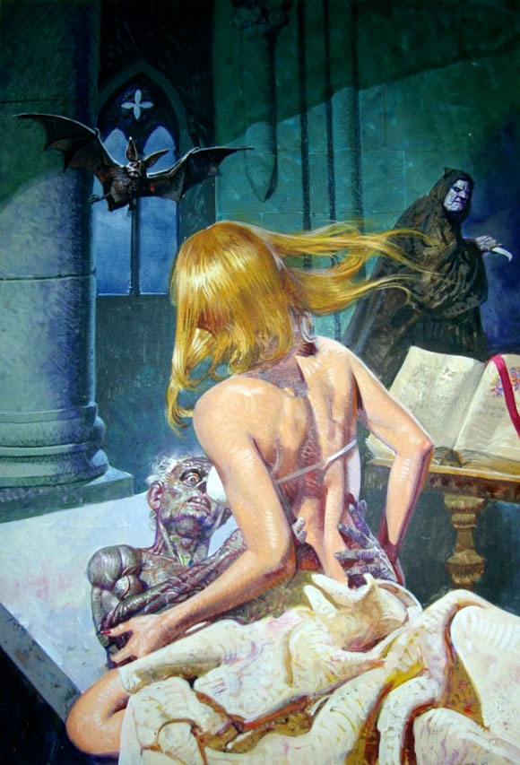 "I never thought it would happen to me but there I was, dead, on the slab, when Vicki, the dungeon keeper's flirty assistant crawled on top of me..."